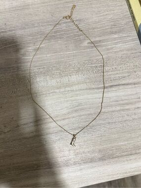 Altar'd State Gold-Tone Tiny High Heel Pendant Necklace